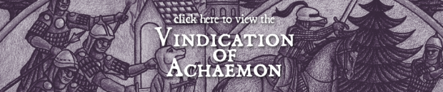 Vindication of Achaemon Banner