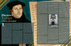 Oberman's Luther Magazine Spread