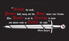 Quote Design with Sword